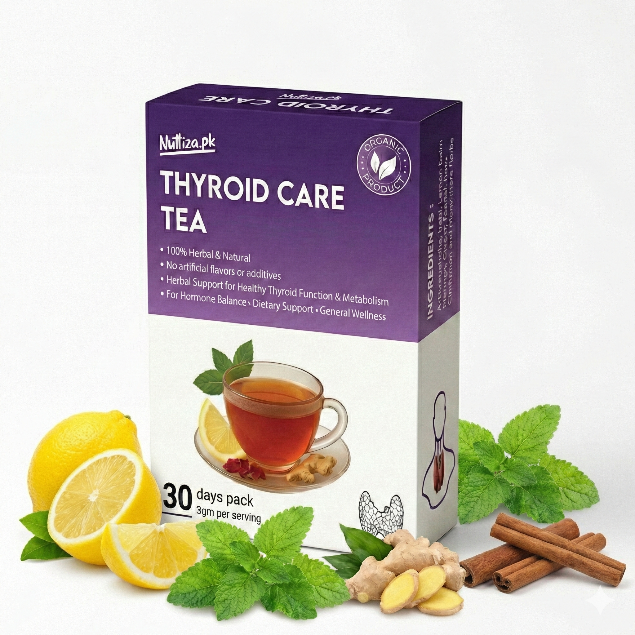 Nuttiza.pk Thyroid Care Tea (Hypothyroid)