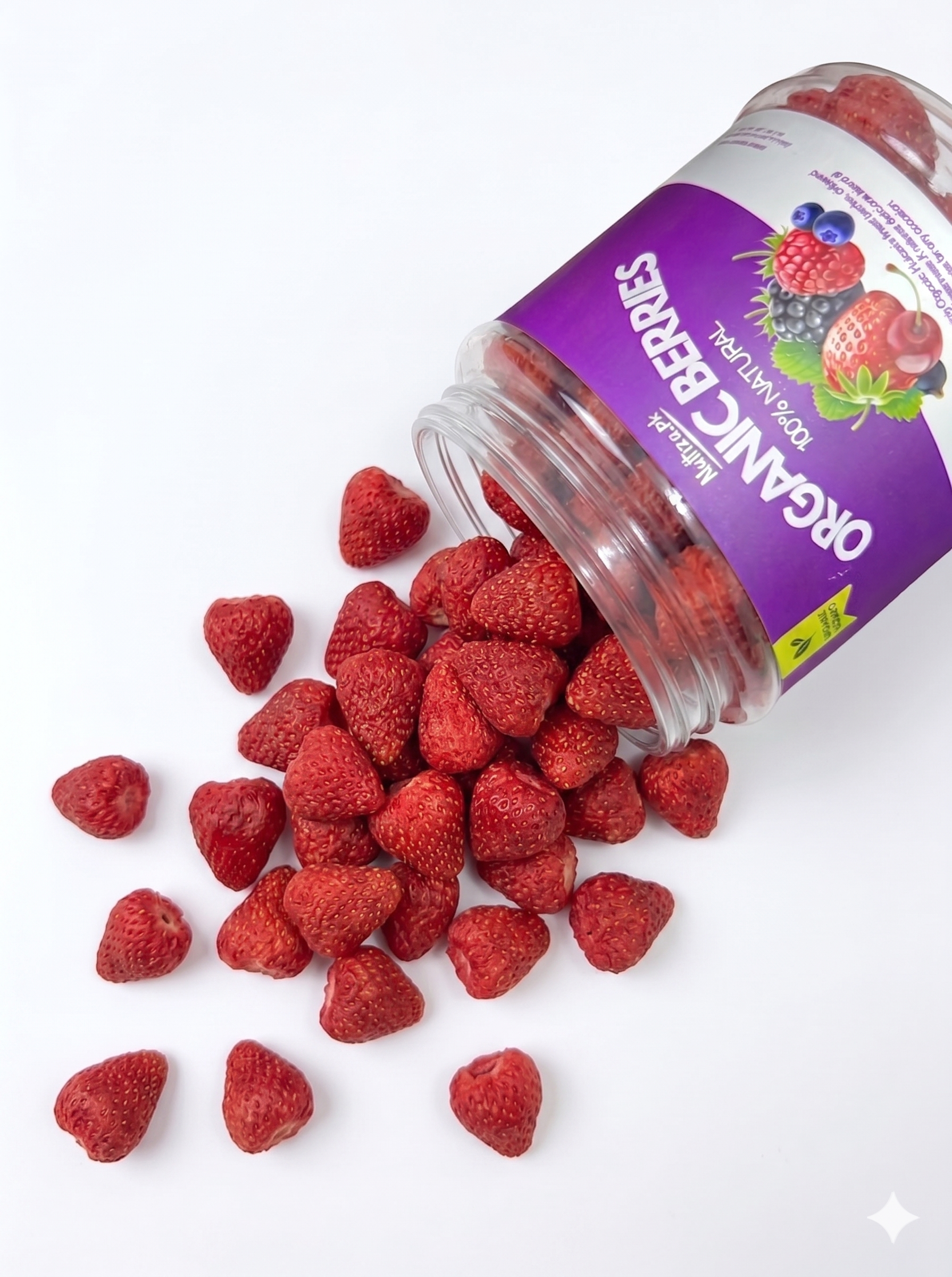 Organic Dried Strawberries (Sugar Infused)