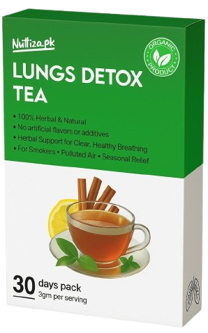 Nuttiza.pk Lungs Cleanse Tea For Cold, Cough and Chest Congestion