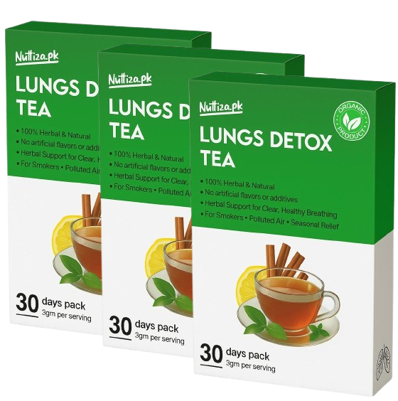 Nuttiza.pk Lungs Cleanse Tea For Cold, Cough and Chest Congestion