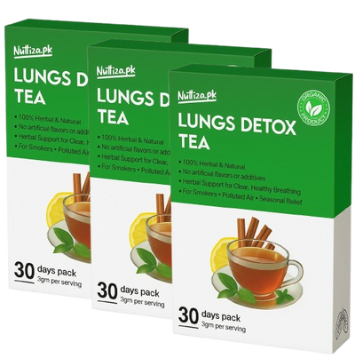 Nuttiza.pk Lungs Cleanse Tea For Cold, Cough and Chest Congestion